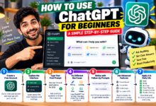 How to Use ChatGPT for Beginners: Simple Step-by-Step • Beginner typing a first prompt into ChatGPT