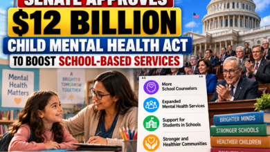 U.S. Senate chamber during vote on the Child Mental Health Act