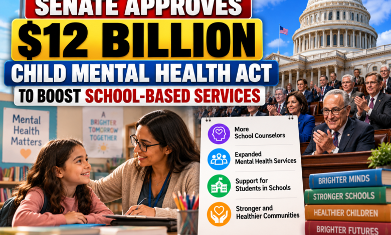 U.S. Senate chamber during vote on the Child Mental Health Act