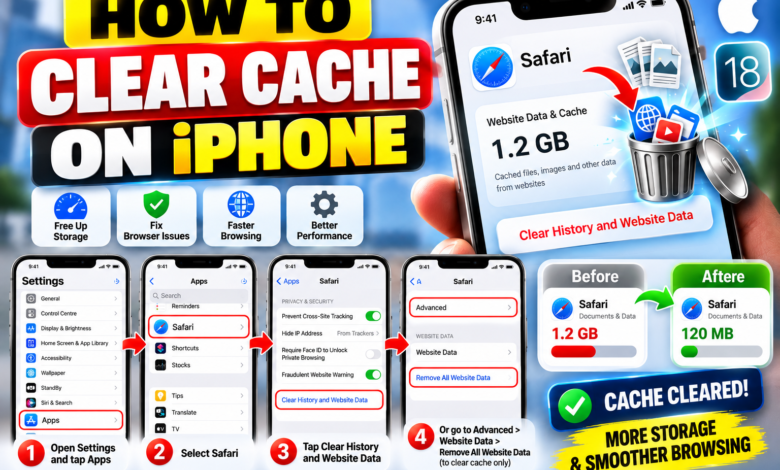 How to Clear Cache on iPhone (Speed Up Safari & Apps)