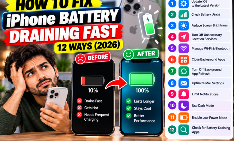 How to Fix iPhone Battery Draining Fast
