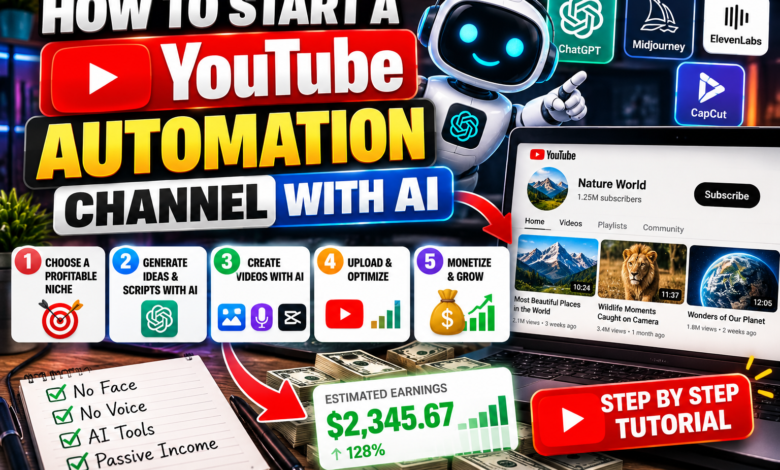 How to Start a YouTube Automation Channel with AI