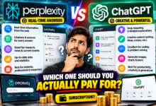 Side-by-side comparison of the Perplexity Vs ChatGPT interfaces